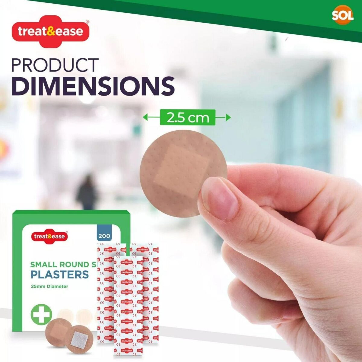 200 Round Spot Plast e4bc5b08f9c3fbcdf70bfa905e0106d3