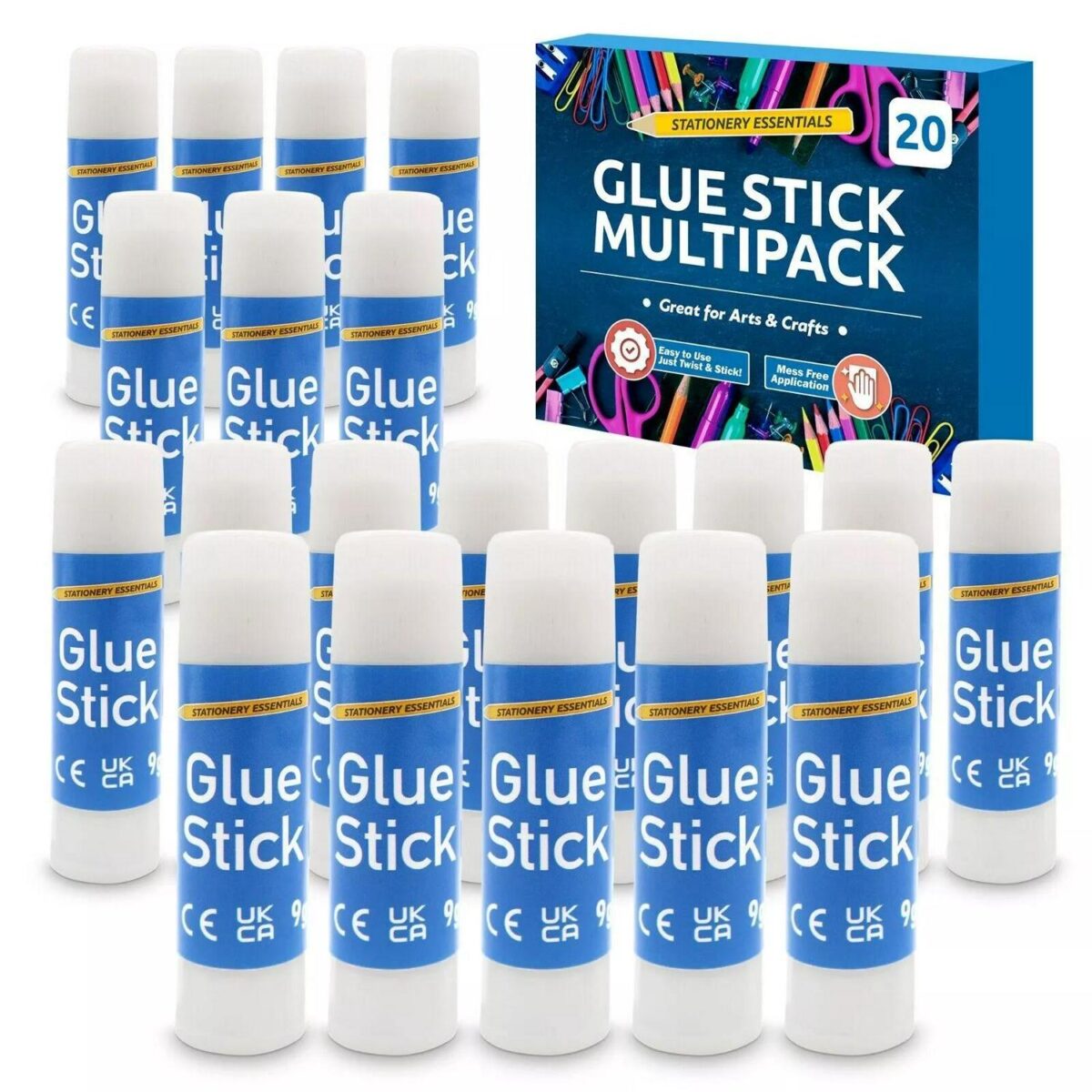 20PK Kids Glue Stick c59b0957b3c5bb39d01748fefb535e4e