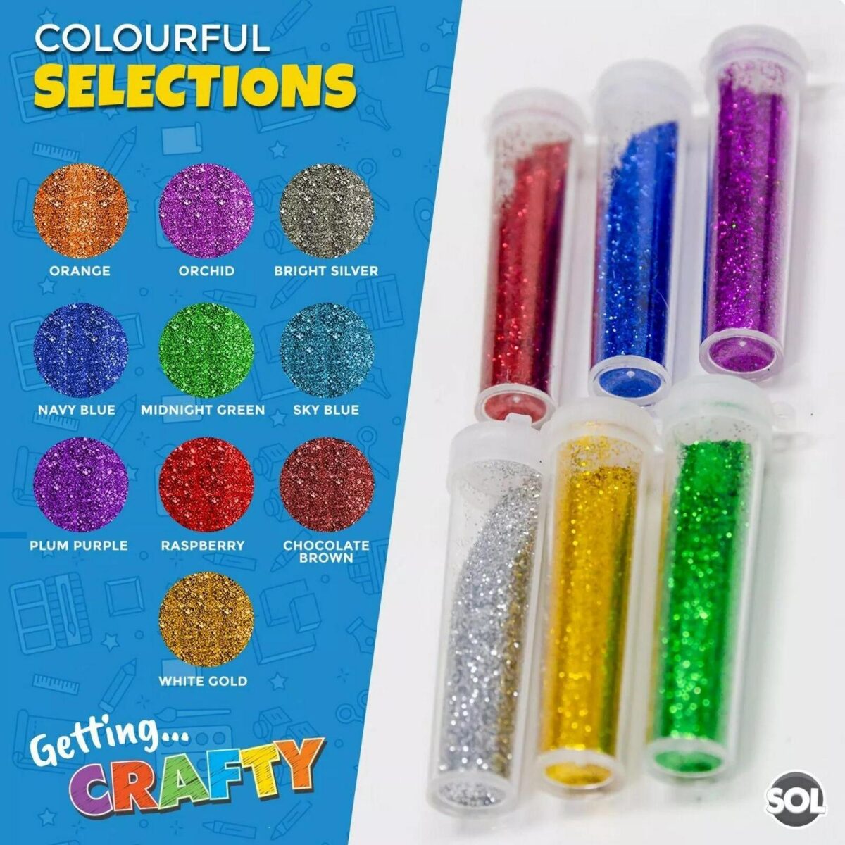 20 Glitter Tubes Ass 8ecf50aad849fd2bdb0eb11b8bd0084a