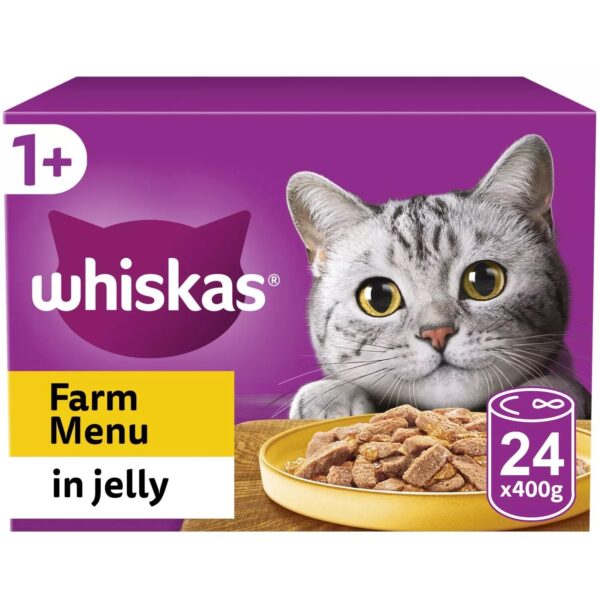 24 x 400g Whiskas 1 6799211ddecfd8e09f17c159cd277c61