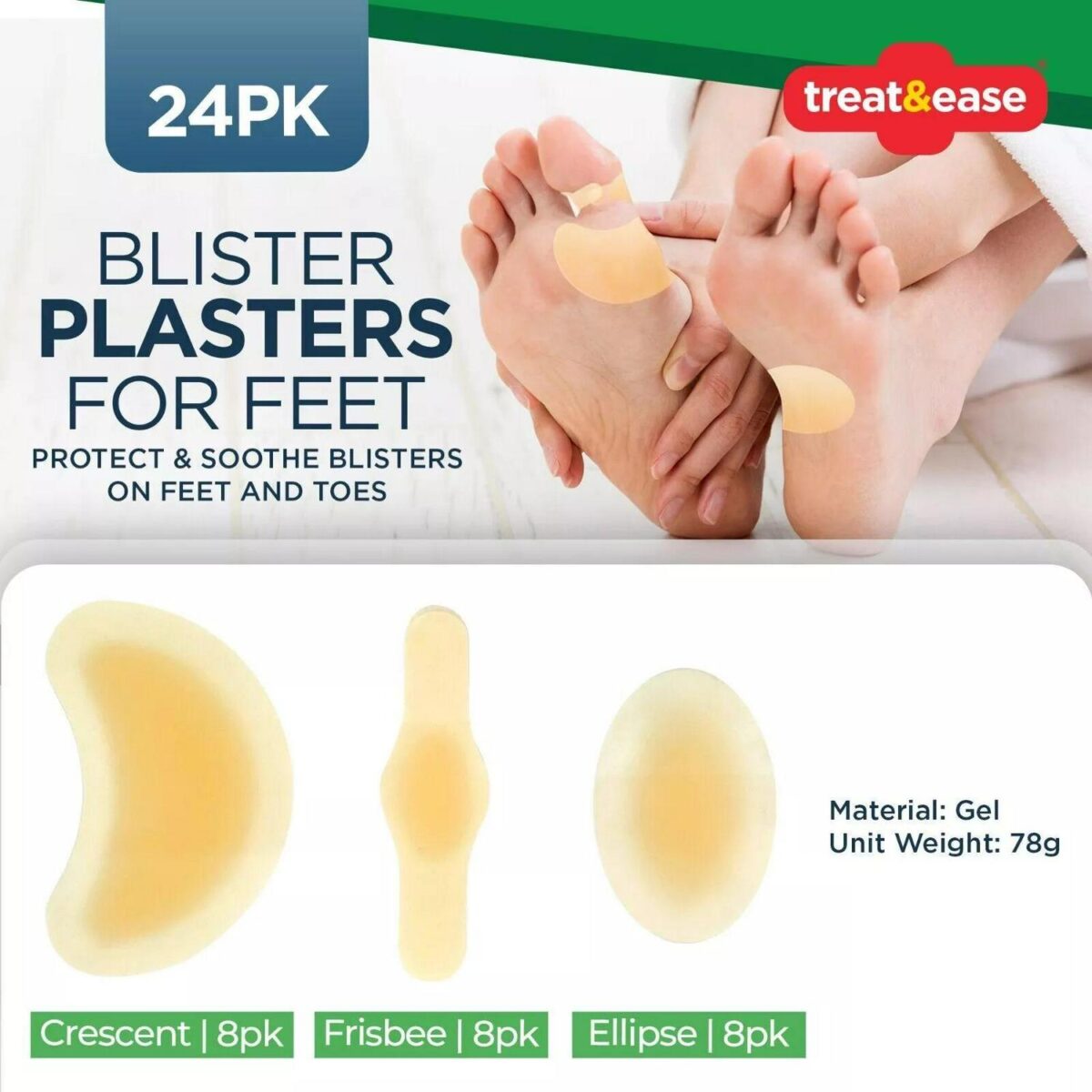 24pk Hydrocolloid Ge 8865a3934bdc93c44f2d6e323bb56d5a