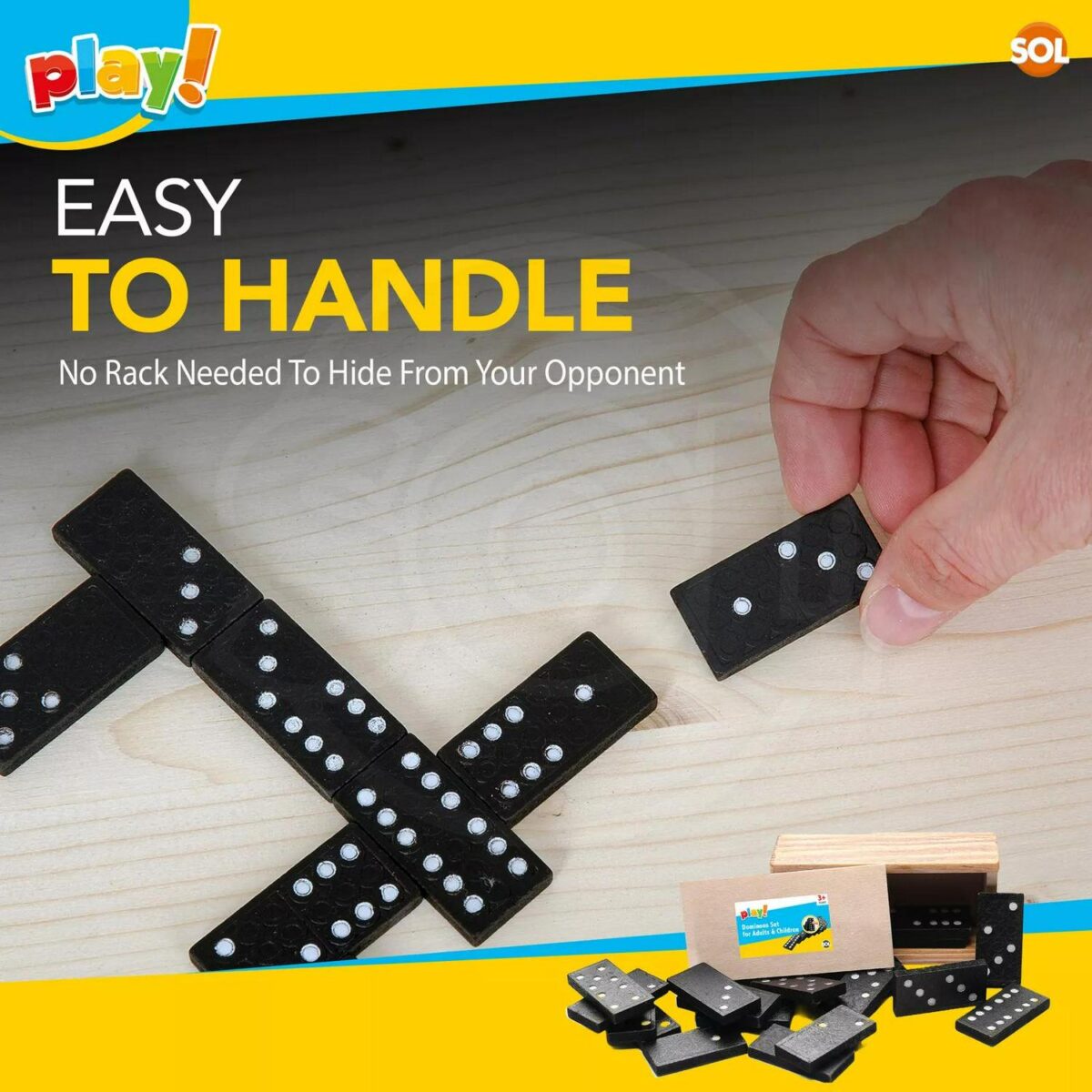 28 Dominoes Game Set 1c8ae9dcdd742645b696bc45436af36c