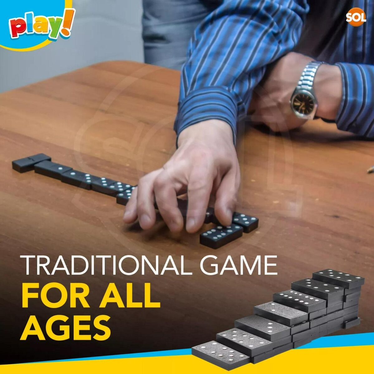 28 Dominoes Game Set 50621c26d1d414351edd38ff38e49dee