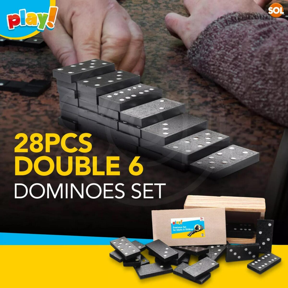 28 Dominoes Game Set dfb28a9f5229a1d0506a9c867d809d47