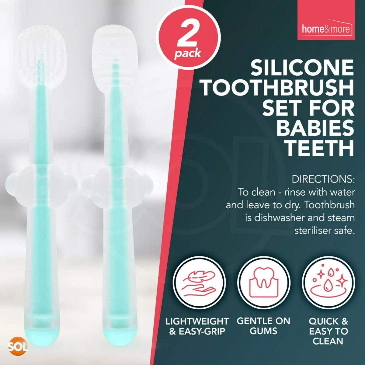 2PK Baby Toothbrush 182a4070a98e380bd68d38527bd26d51