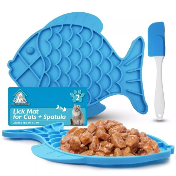 2PK Cat Lick Mat for 00cfa0ab06f8bf7dca39bea4fa25a79d