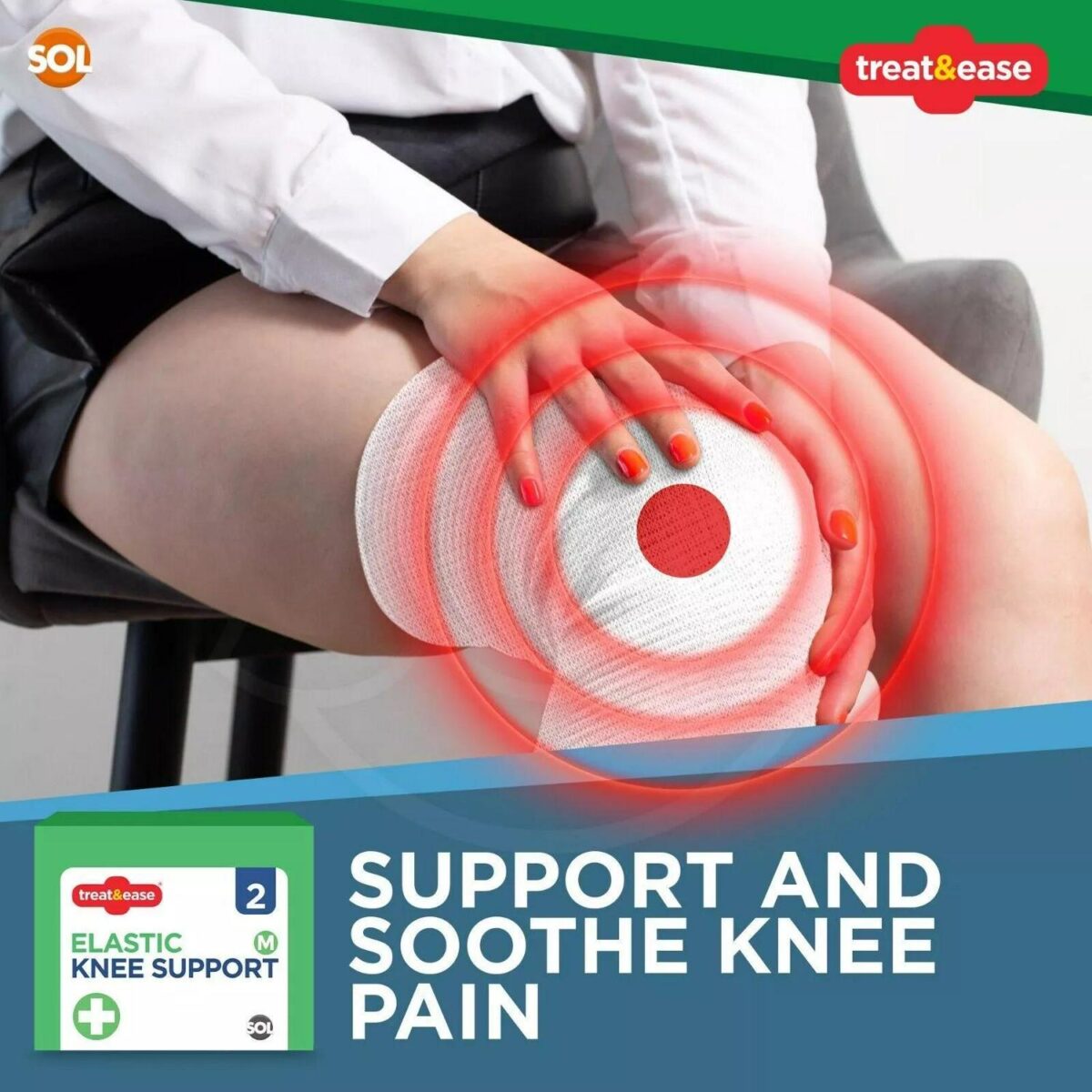 2 4PK Elastic Knee S 596f0c6be2647a9aedb74030731ad5b6