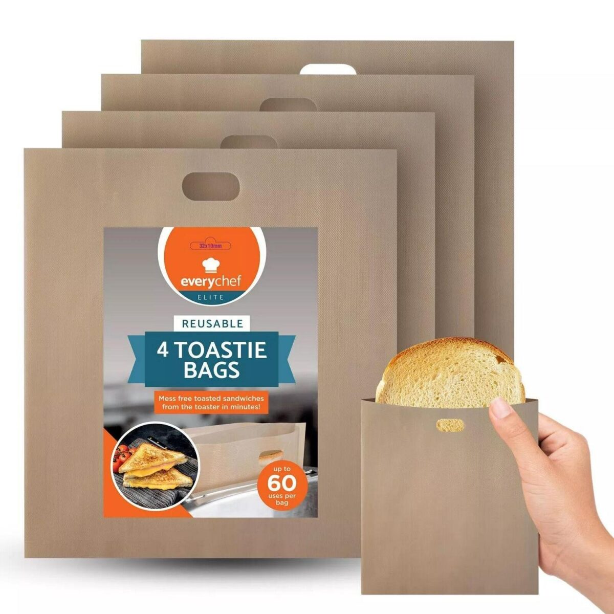 2 8pk Reusable Toast 978c124bc0c02f85feba06c778bd787c