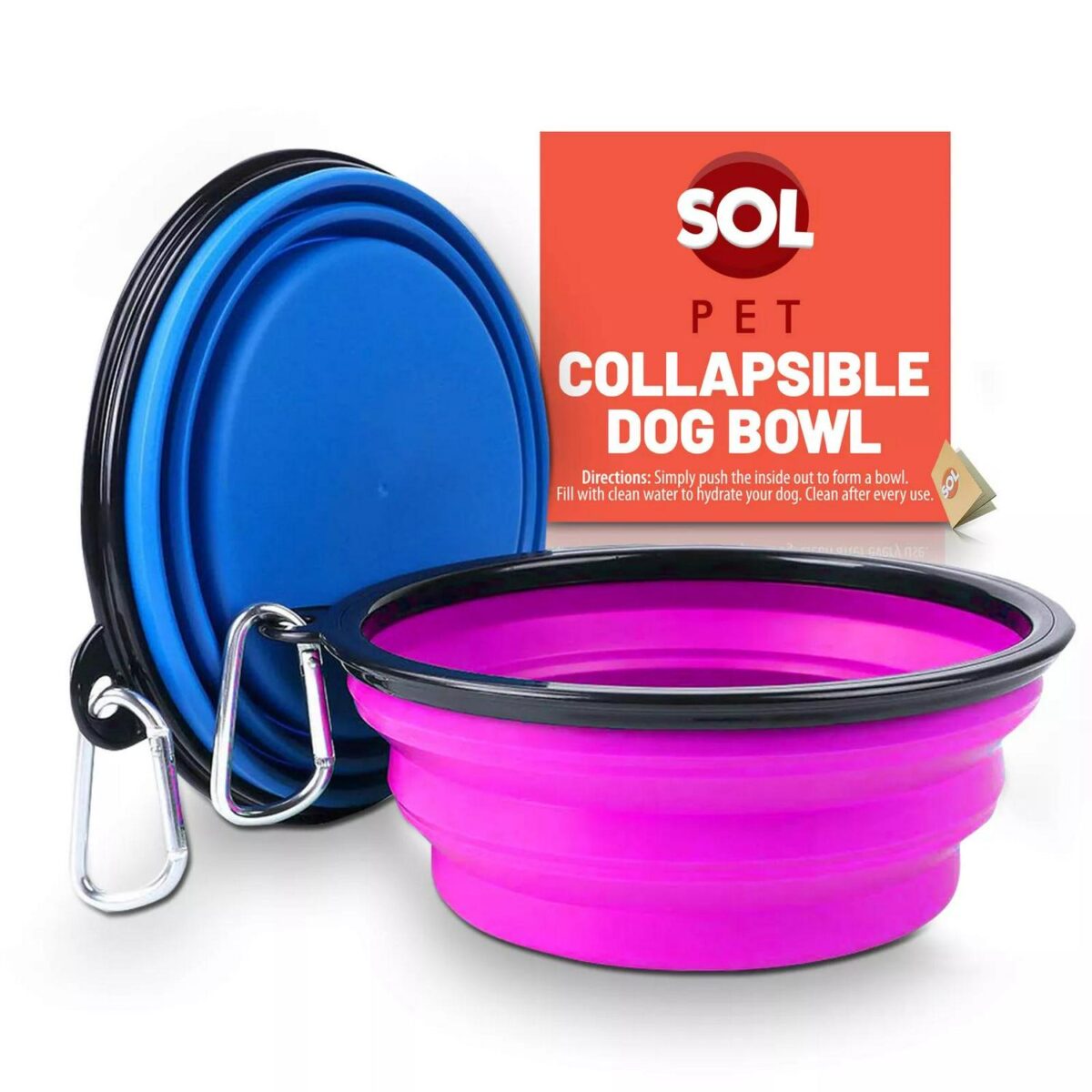 2 Collapsible Dog Bo 6628a47ef27faffe431f6fc75d36b87d