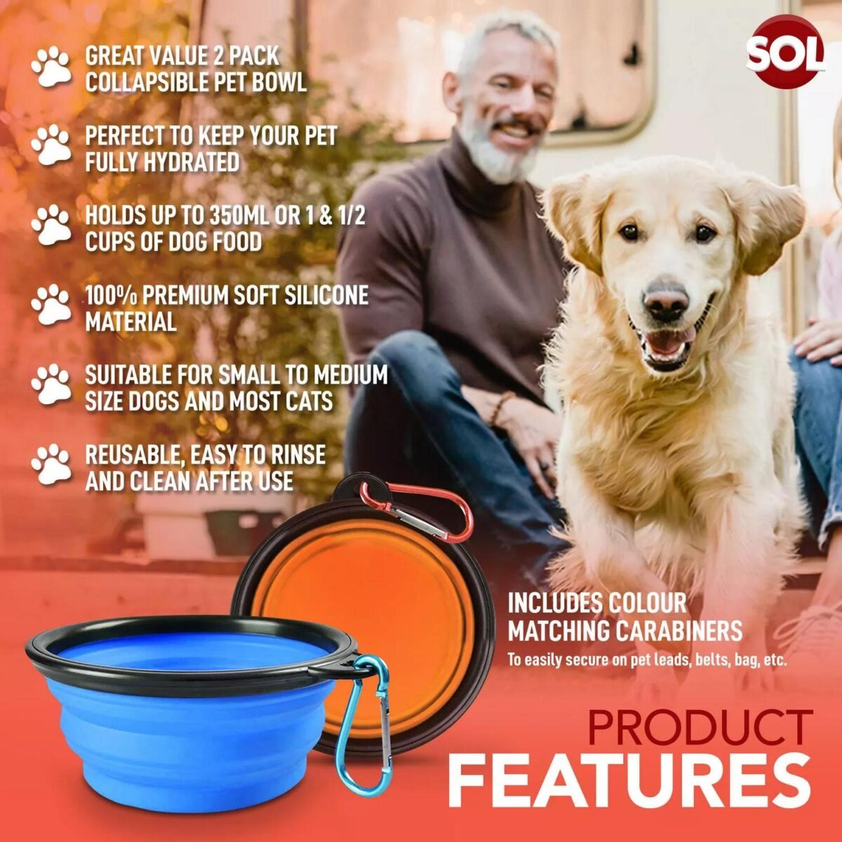 2 Collapsible Dog Bo fd15895341b883933b514cd77b87da87