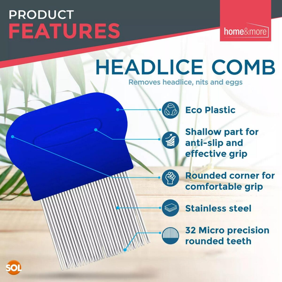 2 Metal Head Lice Co 9435e20f80a36439df08f6d7523c8331