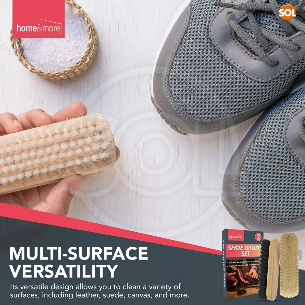 2 Shoe Brush Set Cle 08fd8d8a8896f648eaa0e8b50e67d4ec