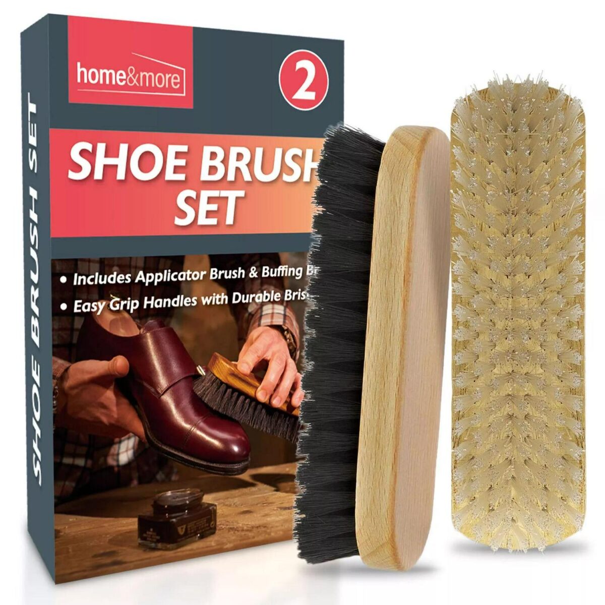 2 Shoe Brush Set Cle 43591cfa8f810c5056e674945888fe56