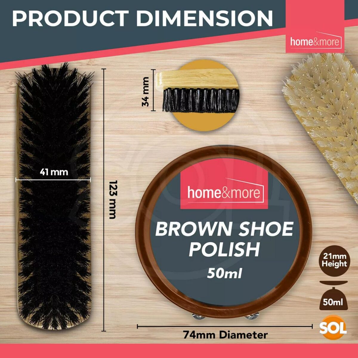 2 Shoe Brush Set Cle 510bcab456603adc069fba60581f21e5