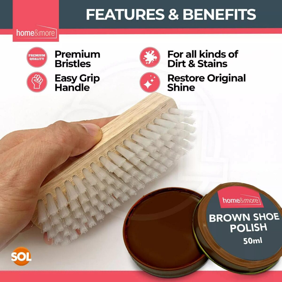 2 Shoe Brush Set Cle 8eab3edad79ebb4bb6e40f50b3cba186