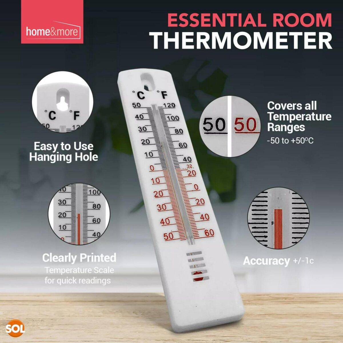 2 WALL THERMOMETER I 7b00aa79c517129e20e8aeeee3350084