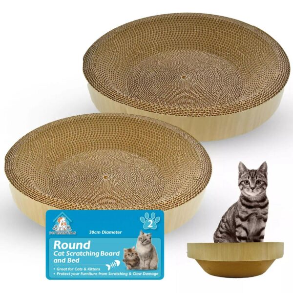 2pk Round Cat Scratc 9116dc6c690d1669e53db7cc88318059
