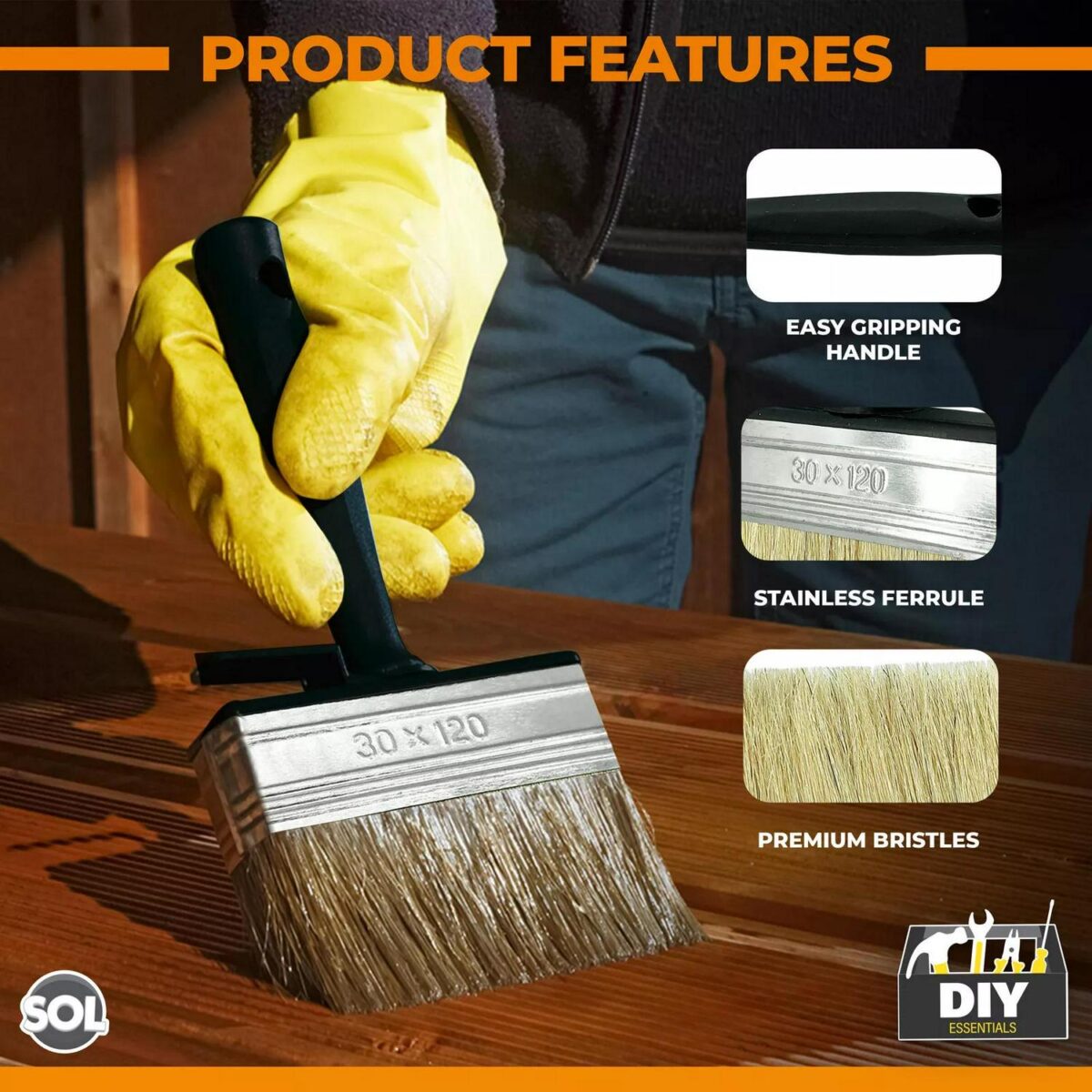2pk Shed Fence Brush e78780bdca1323679c183aa31ab193ef