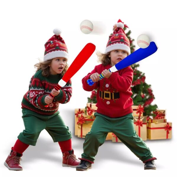 2x Baseball Bat and Ball Set Soft Foam Indoor Outdoor Lightweight Sports Fun