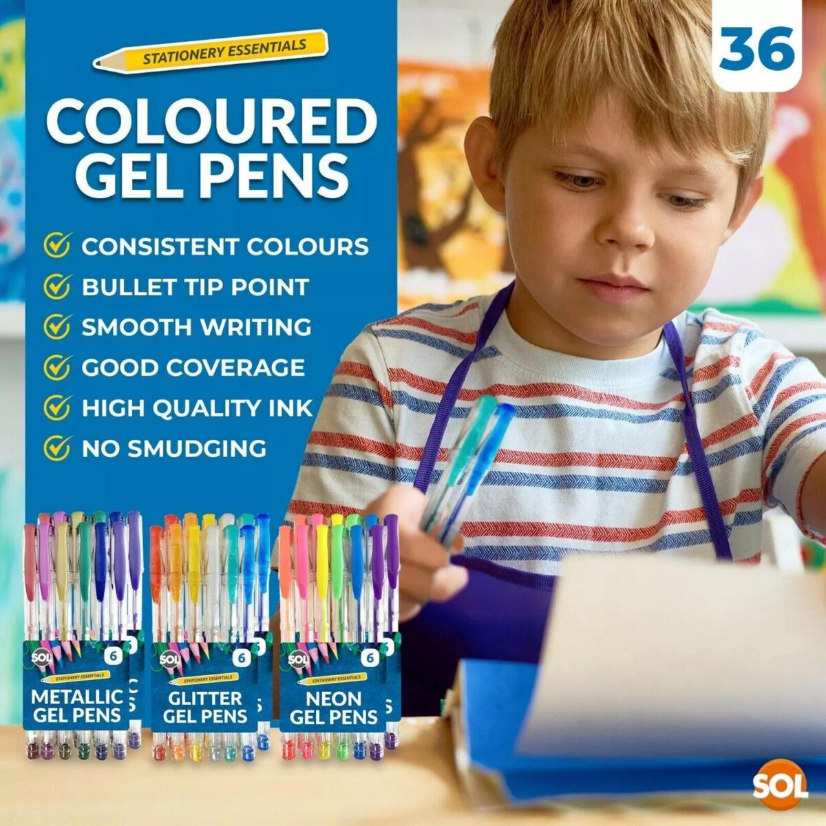36 144 Pack Gel Pens 1abdc1e03a44d9480e7f0f4adaf41e94