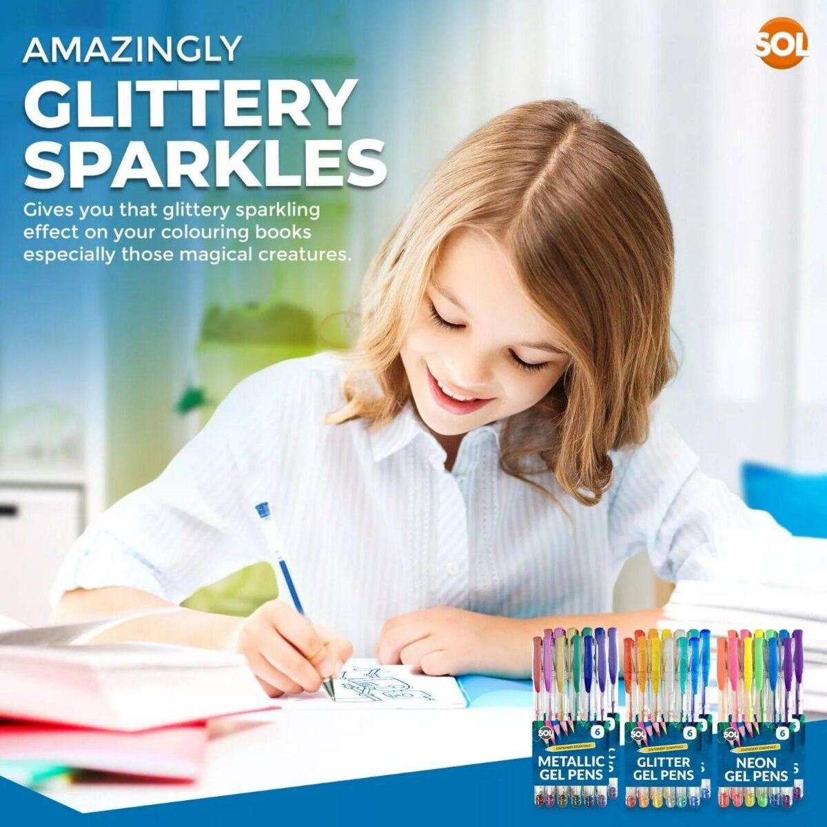 36 144 Pack Gel Pens 4fe4261852a71de75b895cc816bac206
