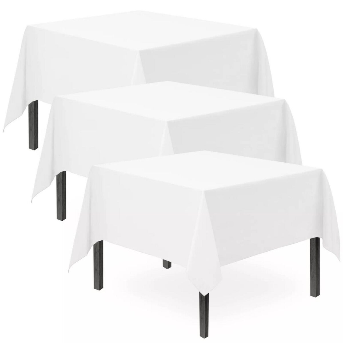3 White Plastic Tabl 9abe320d4408e88f27b628c95064b229