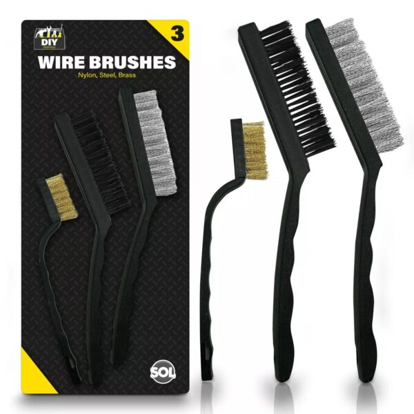 3pk Wire Brush Set S 9b87f8c08c364ed80b5ce2d17c0092f3