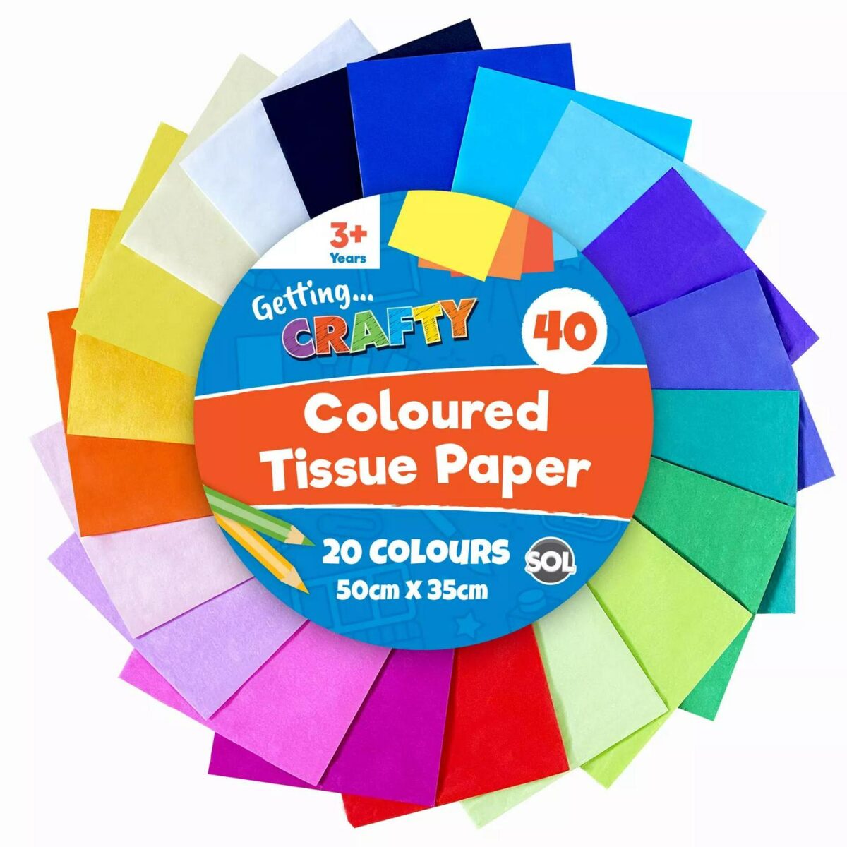 40 80PK Multi Colour 6d061f07af41c0a8620417efd3c55281