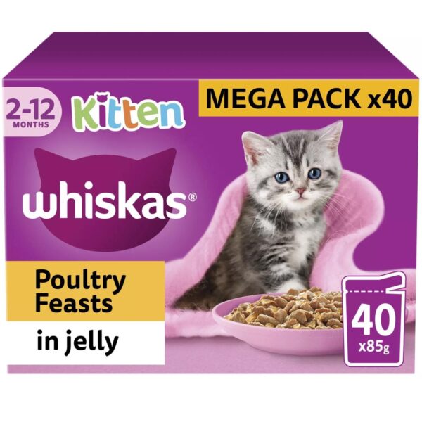 40 x 85g Whiskas Kit fa7d1a4d262838fe165d0ae057001f28