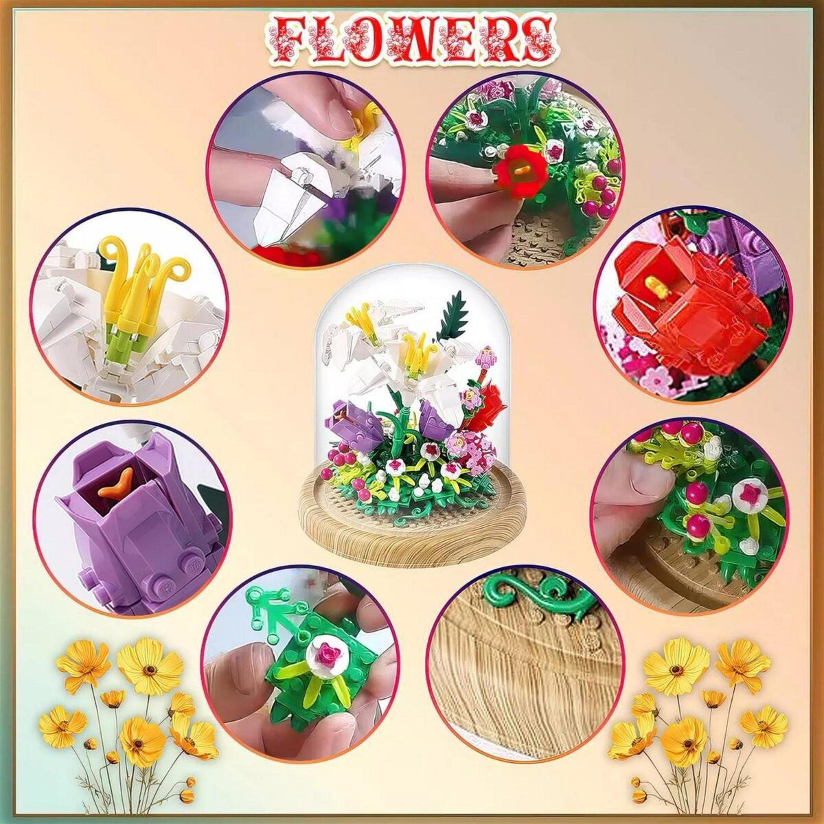 487 PCs Bonsai Flowe 2bd600f6ba4db712740084091d886d57