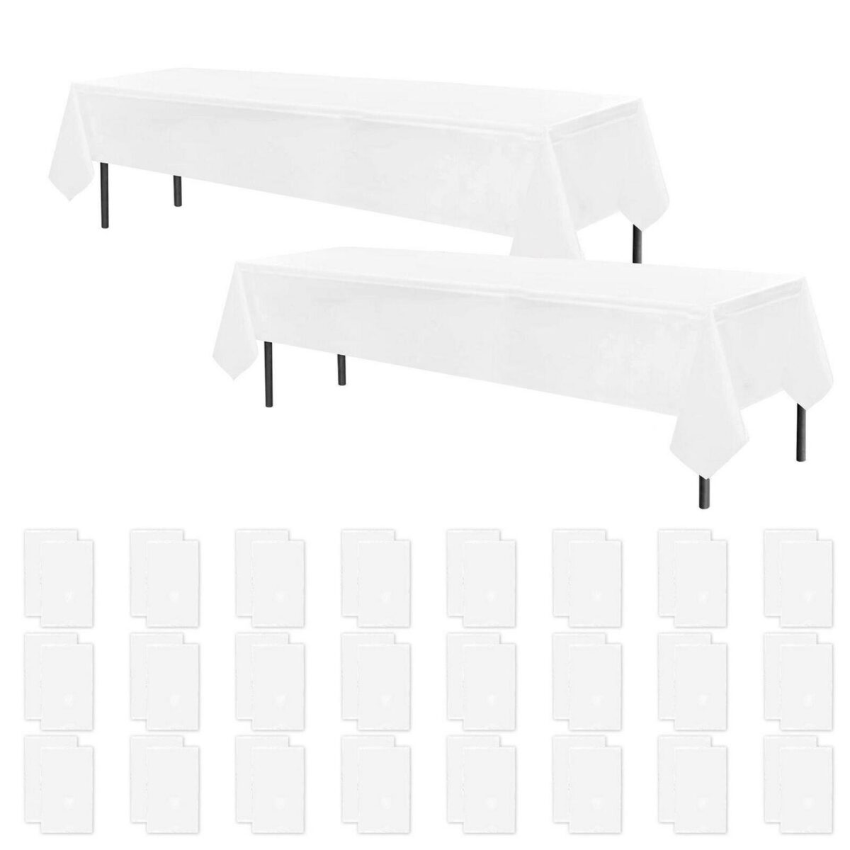 48pk White Plastic R 13f1740b9f00c20679c14eec88b13fb6