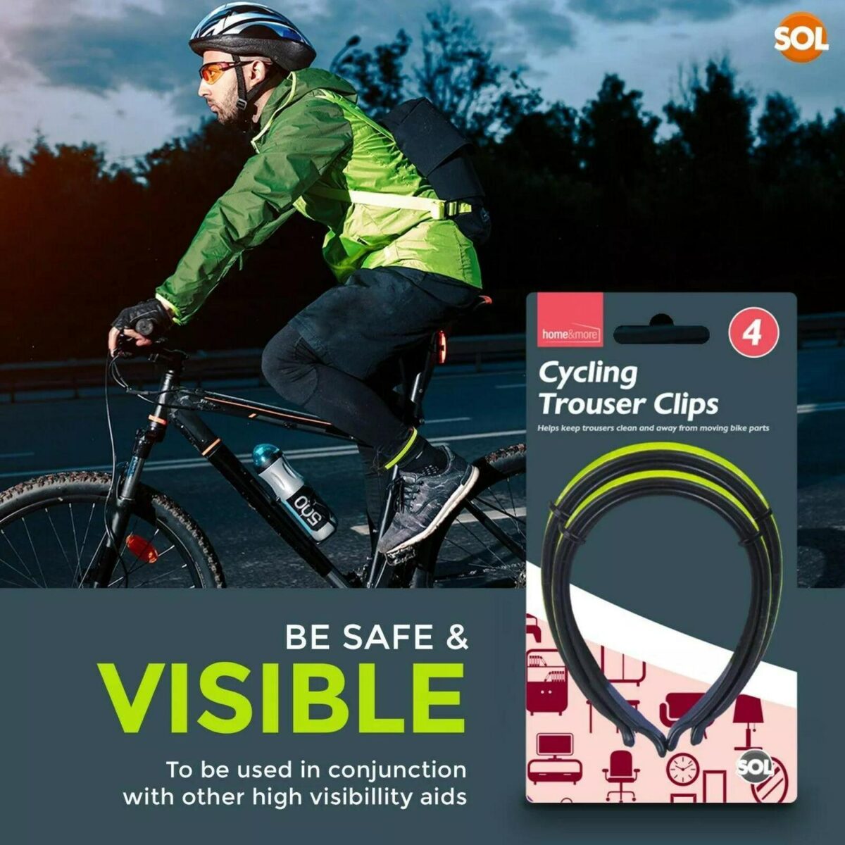 4 Cycle Clips Bicycl 09880a9e930a876effb52807ff58b3a9