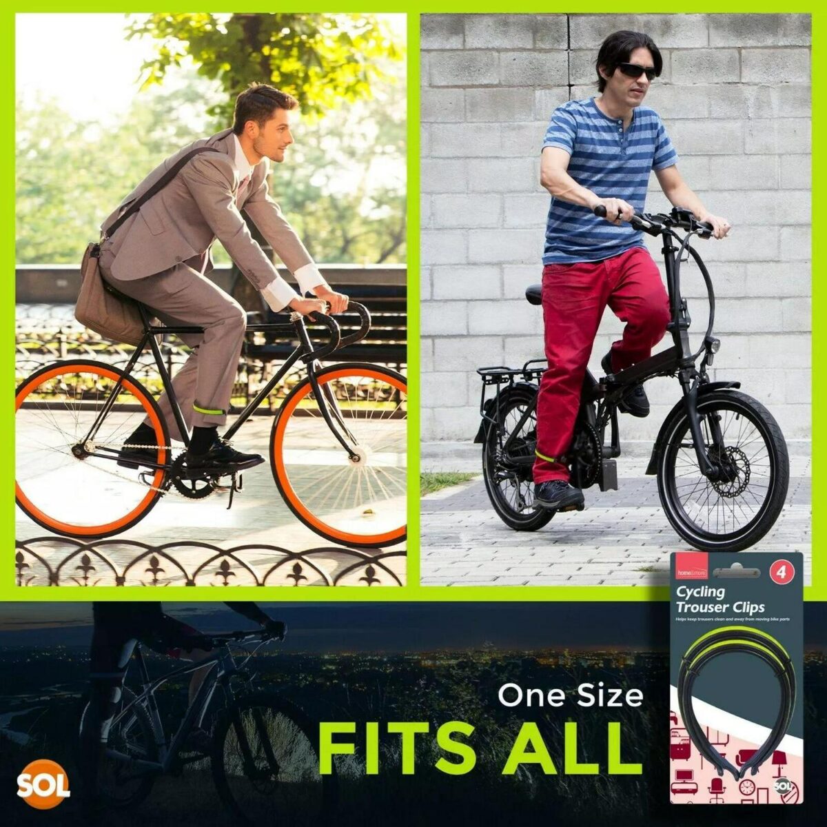 4 Cycle Clips Bicycl 4b5d804526128fed1f5e1fa8387bfdf9