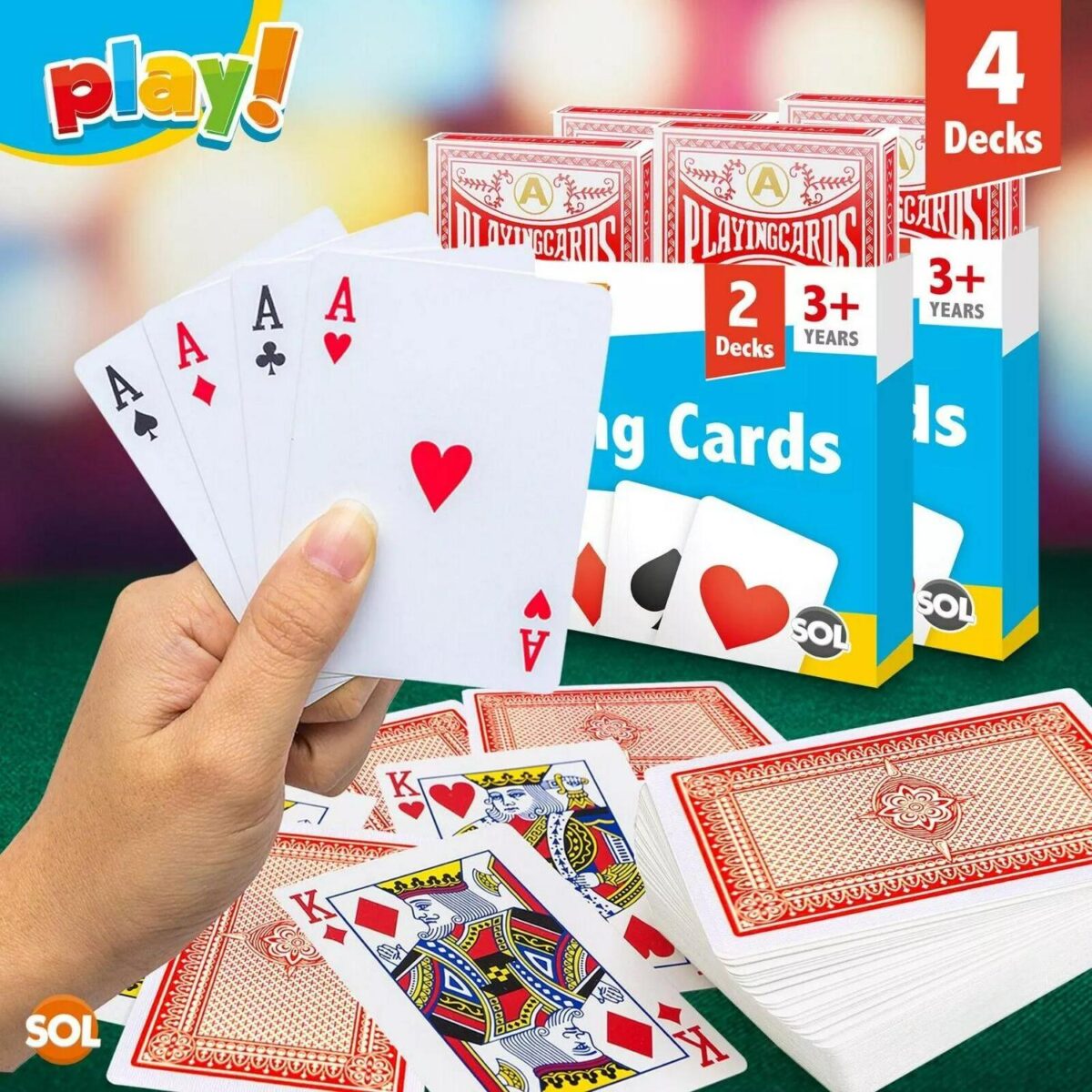 4 Pack Playing Cards 2eac7ceda19635c3a31d16a361bbf23b