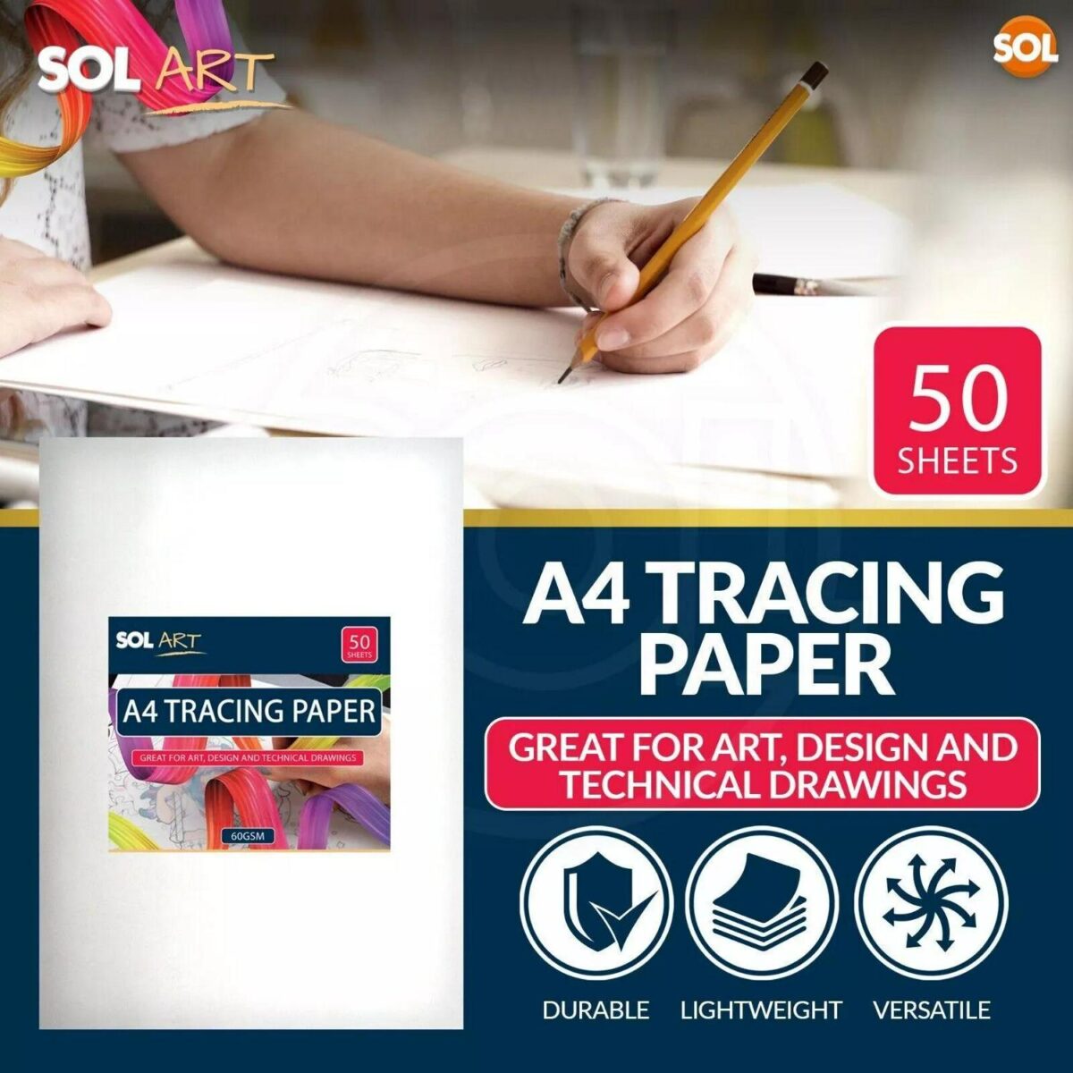 50 100 Tracing Paper 33aca652497719d985532f0bbe376a9b