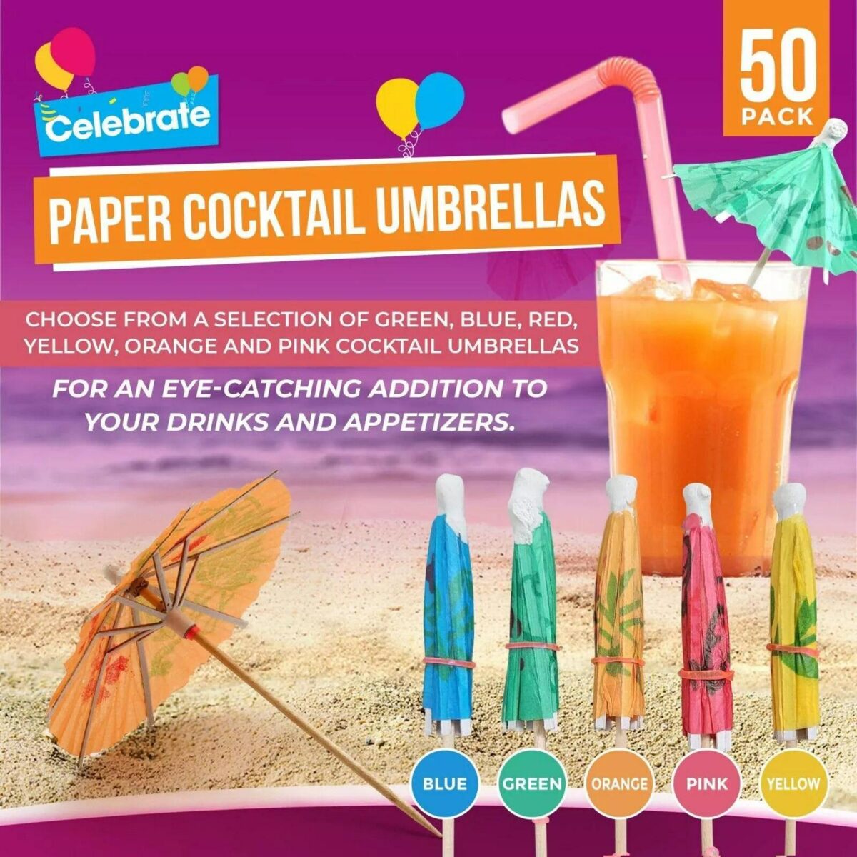 50 200pk Paper Cockt 5cf5d4347c1e5494d158ac63b406b77e