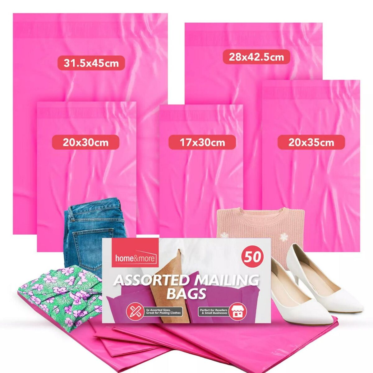 50 Pink Mailing Bags c31444f2cb36f43b920ed9e67d153c2f