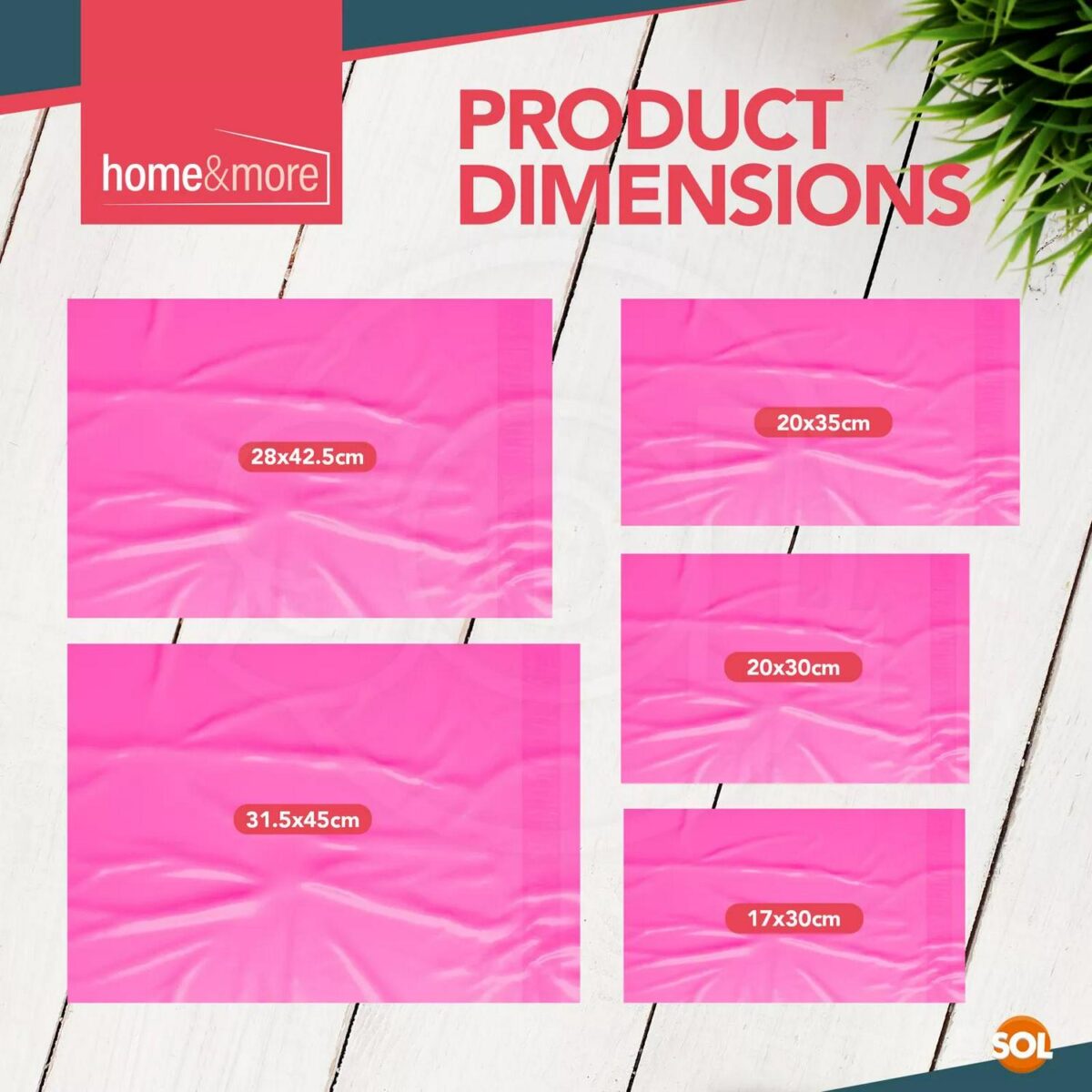 50 Pink Mailing Bags cbce6a9685dba4c255a544f7aa07dd4e