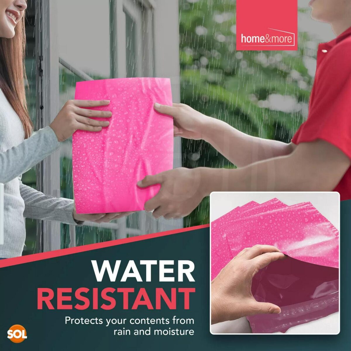 50 Pink Mailing Bags fa4b9a078ee5d817c323a49414c3d8dc