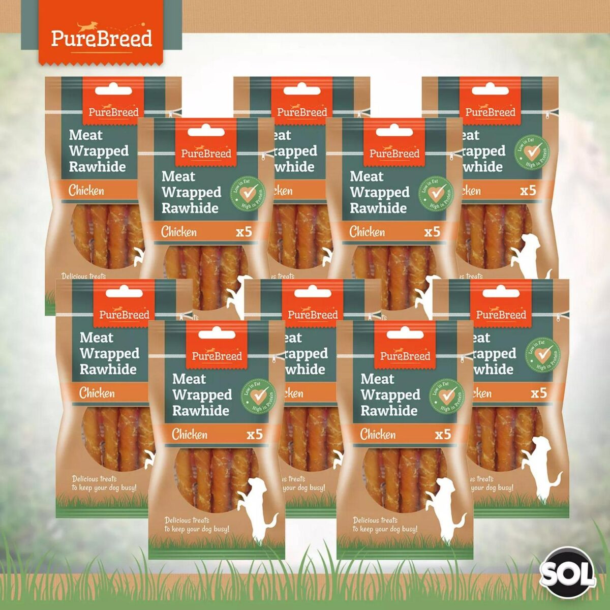 50pk Dog Chews Treat 149f86d2b2b7363d38c59ba619bf7bf2