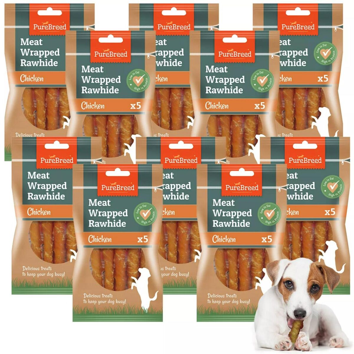 50pk Dog Chews Treat 34c9fd81e19ad995bf4344d1ff619650