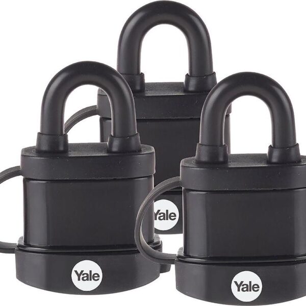 51mm High Security Weatherproof Keyed Alike Padlock, 3 Pack-