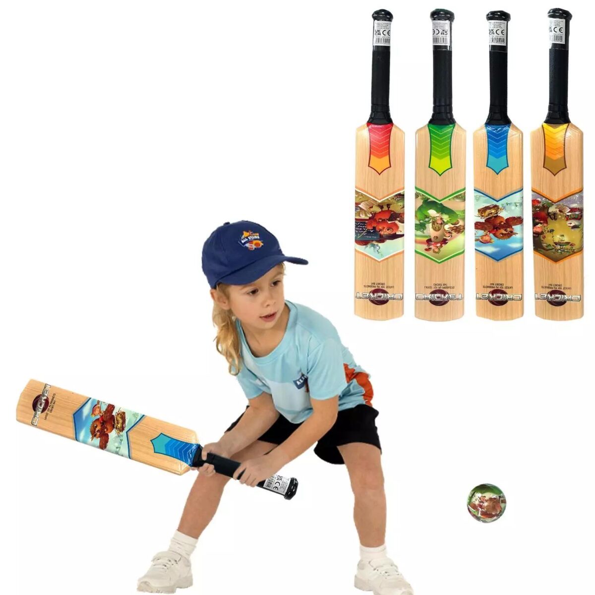 55cm Cricket Bat and f05df471a5be4824e7f7275770c9b3ef