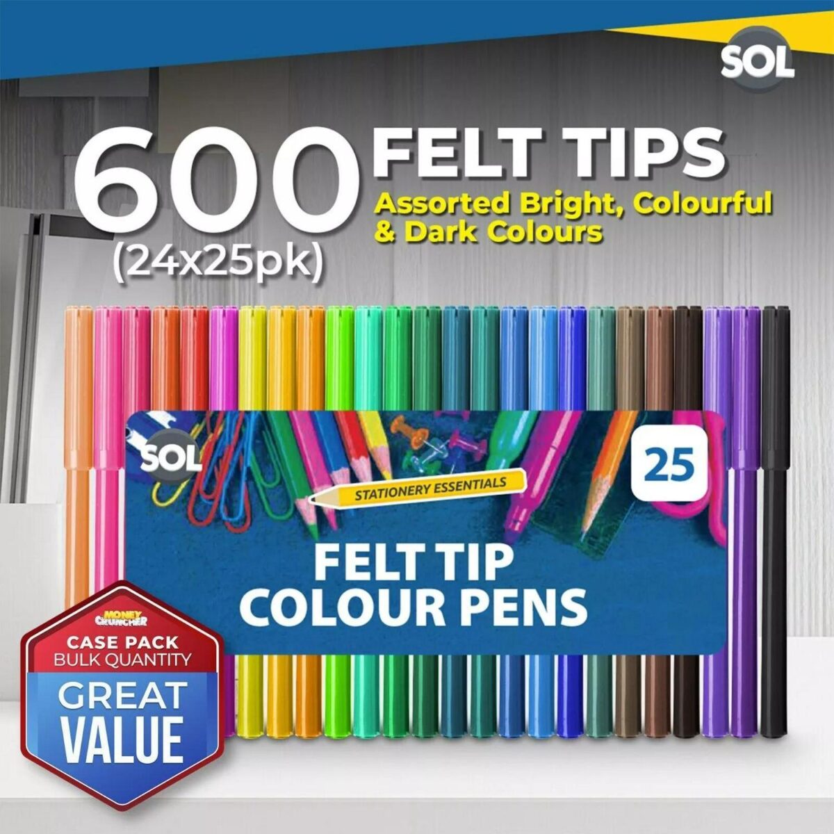 600pk Felt Tip Pens 7f857f1a2ff6646d23bccae2012602bc