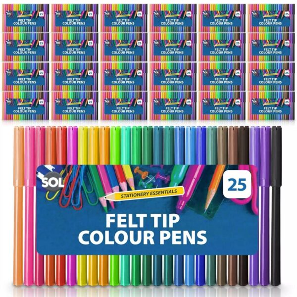 600pk Felt Tip Pens aadefc68c2dcc55ac31f4ddc7ad2e6f2