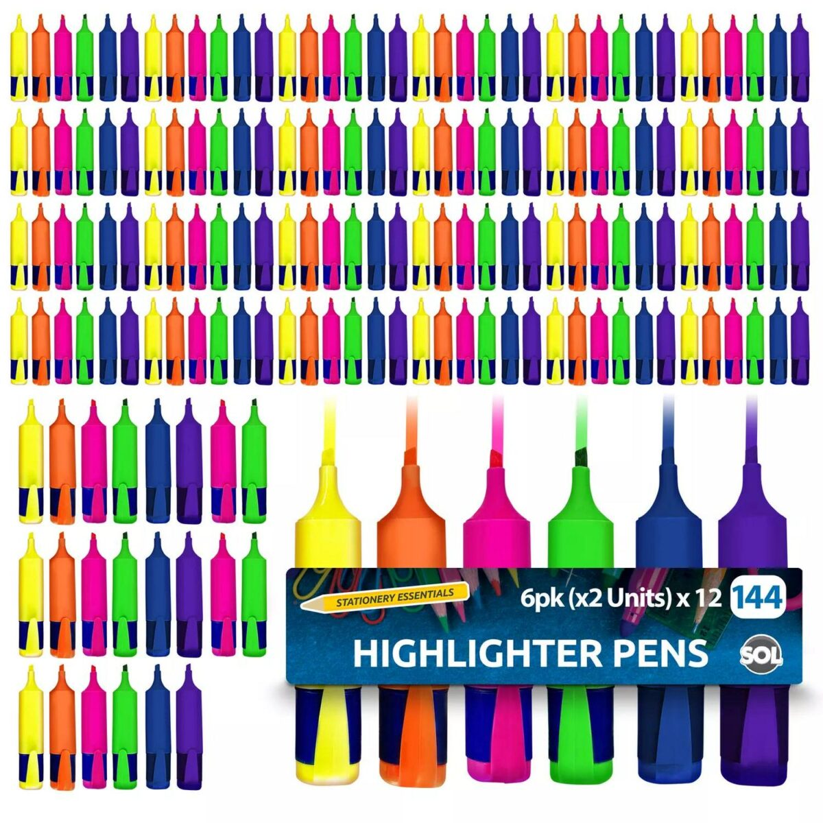 6 144 Assorted Highl 8d6fd79eb14b07daa474a9f41edc34bb