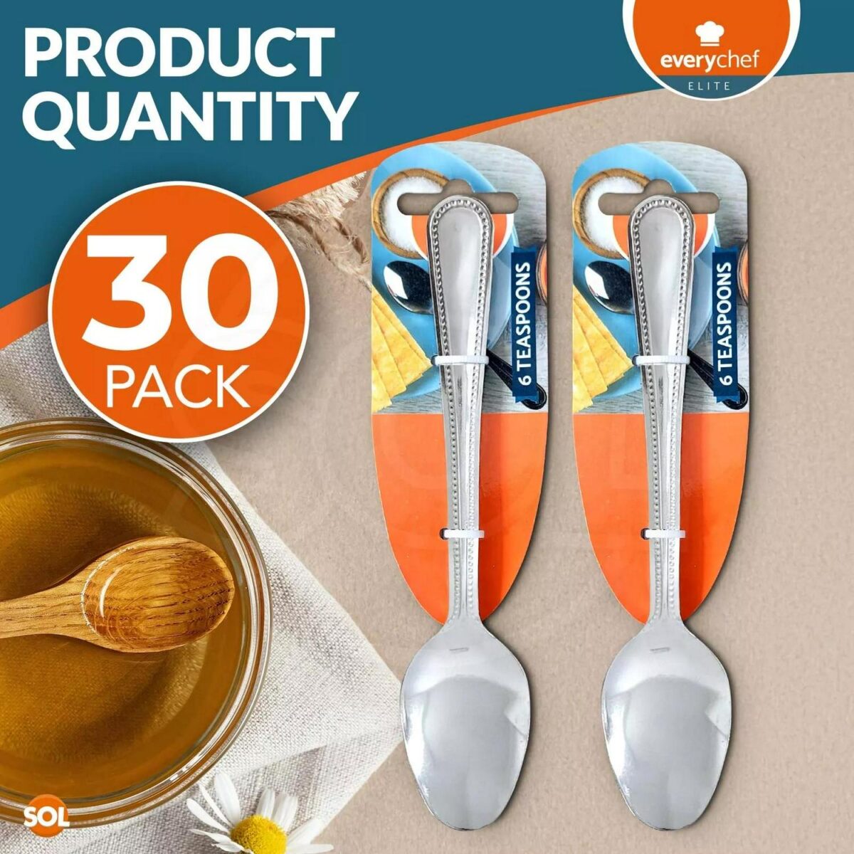 6 36 Tea Spoons Stai 3570f18fefd4f21e61b97d46a9918455
