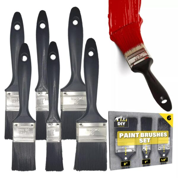 6 Pack Paint Brush S 2cef8557df878a5f80a351234964a32b