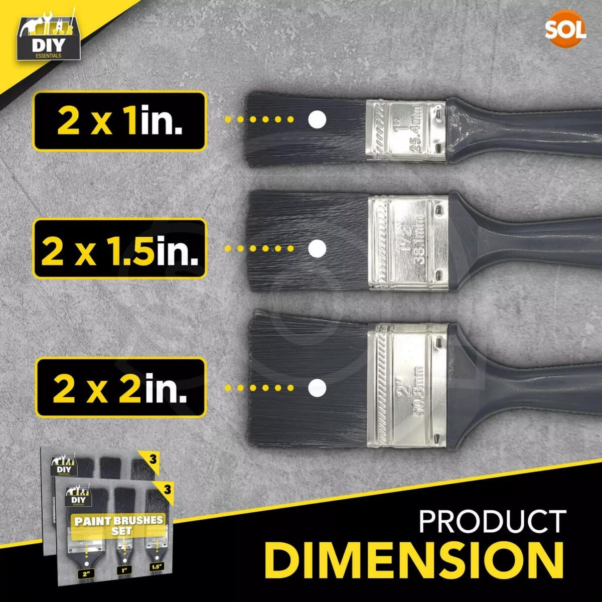 6 Pack Paint Brush S 7d25d13cf864a7fe772987b265931b6f