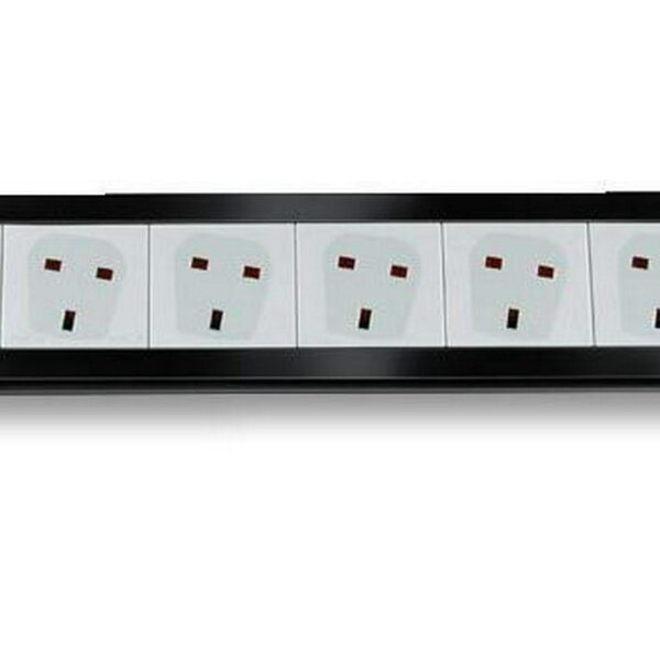 6 Way Switched Desk Socket Power Strip, 3m-